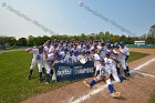 Baseball vs Babson  Wheaton College Baseball players celebrate their victory over Babson to win the NEWMAC Championship for the third year in a row. - (Photo by Keith Nordstrom) : Wheaton, baseball, NEWMAC